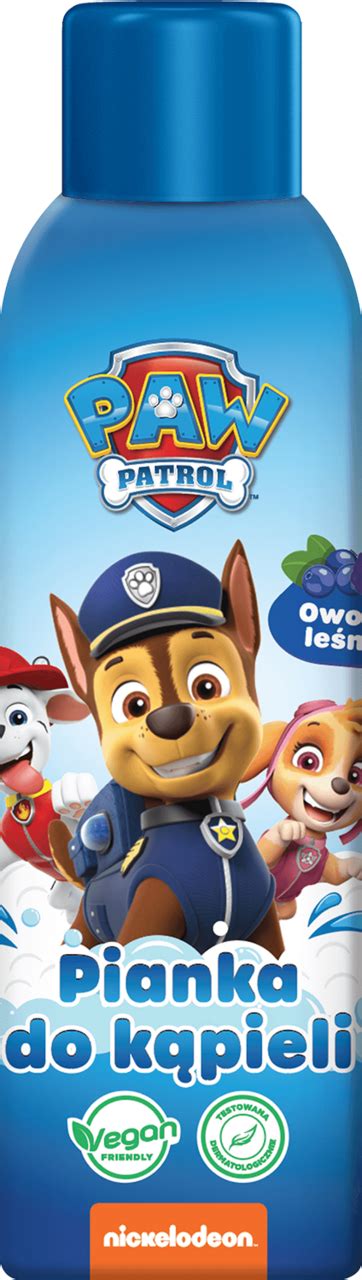 PAW PATROL pianka do kąpieli o zapachu owoców leśnych 200 ml