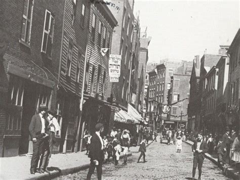 SALEM STREET IN BOSTON'S HISTORIC NORTH END | Boston history, Boston north end, Boston skyline