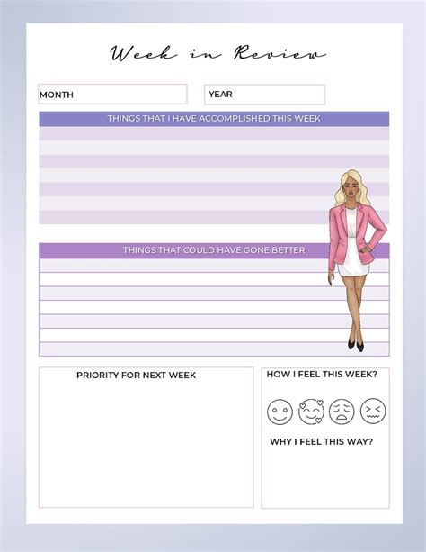 Girl Boss Printable Planner Etsy