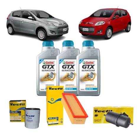 Kit Troca De Oleo Palio Attractive W Castrol Parcelamento