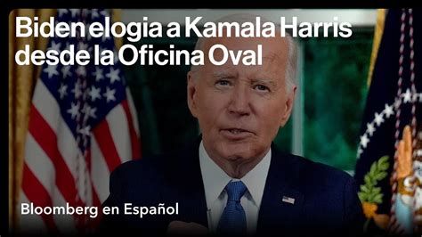 Joe Biden Afirma Que Kamala Harris Es Experimentada Tenaz Y Competente