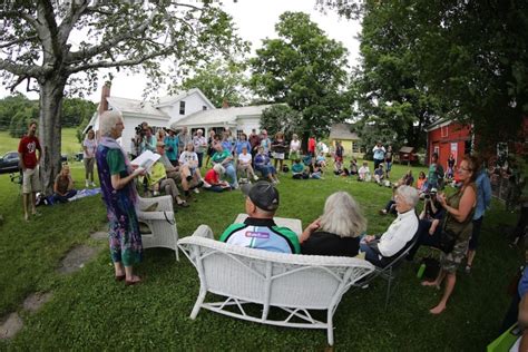 Mary Kellogg At The Open House Bedlam Farm