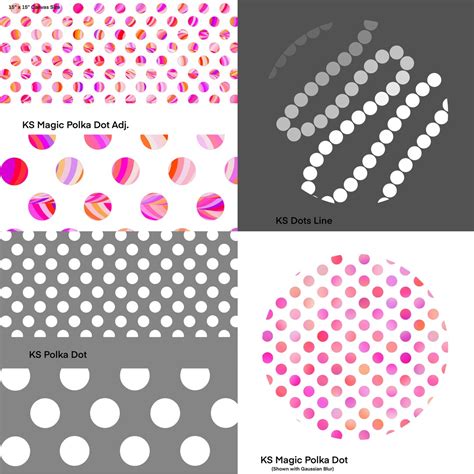 11 Polka Dot And Line Procreate Brushes Etsy