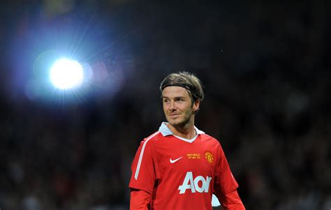 Soccer David Beckham Manchester United F C 4K Wallpaper