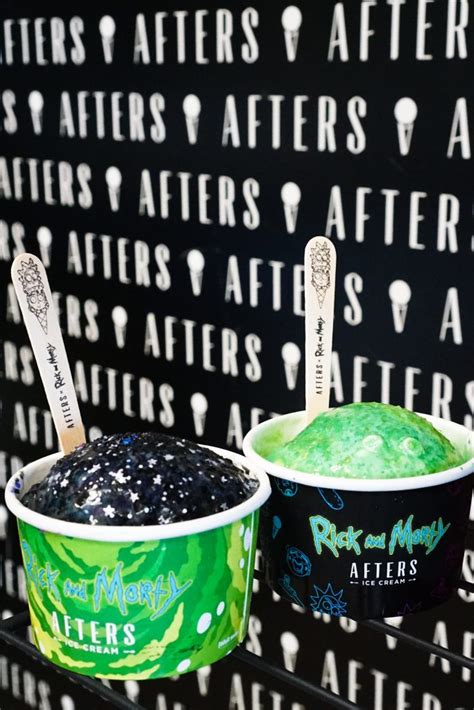 Afters Is Now Serving Highly Delicious Rick And Morty Ice Cream Oc Weekly