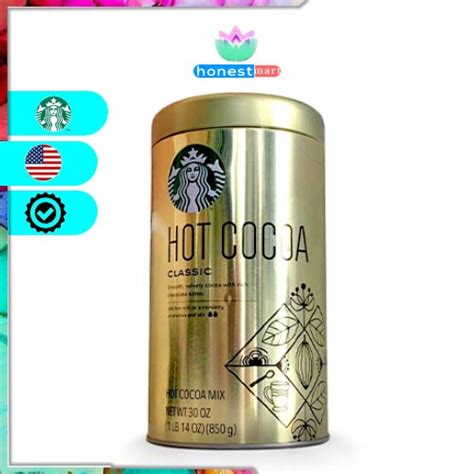 Bột Cacao Starbucks Hot Cocoa Classic 850g Shopee Việt Nam