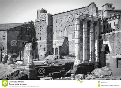 Rome Black White Stock Photo Image Of Ancient Monochrome 46467314