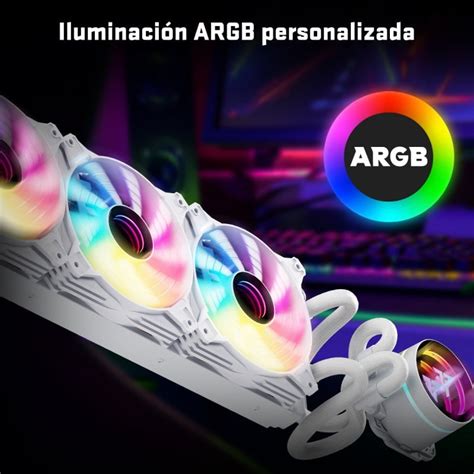 Tempest Liquid Cooler Argb Kit De Refrigera O L Quida Branco