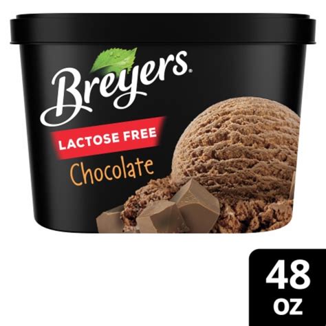 Breyers Chocolate Lactose Free Light Ice Cream Tub, 48 oz - QFC