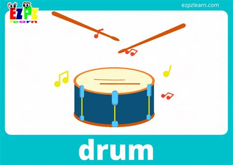 Animated Flashcards With Sound Musical Instruments Ezpzlearn