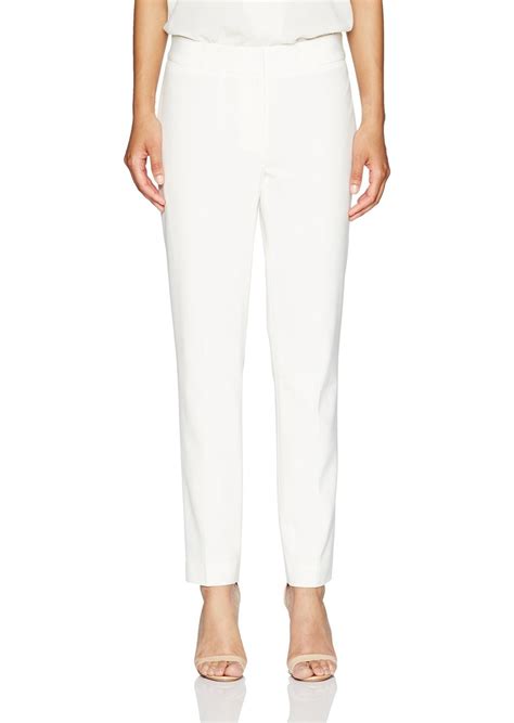 Tahari Tahari By Arthur S Levine Women S Crepe Slim Pant Bottoms