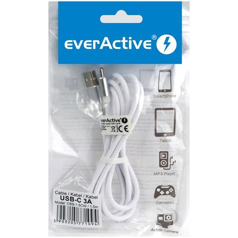 Baltrade Eu B2B Shop USB Silicone Cable USB C Type C EverActive