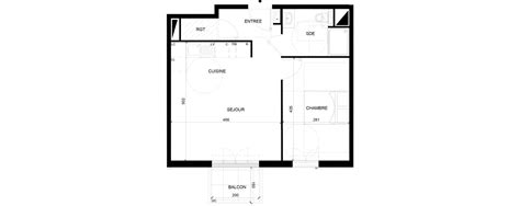 Plan Appartement T De M Neuf R Sidence Faubourg Canal H