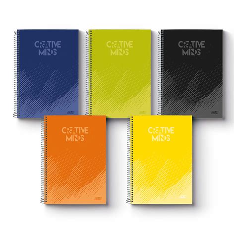 Firmo Caderno Espiral Creative Minds A Folhas Quadriculado