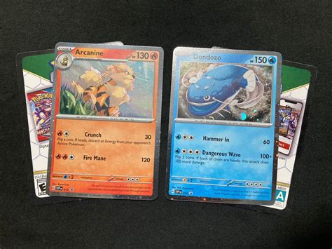 Pokemon Tcg Scarlet And Violet Promo Arcanine And Dondozo