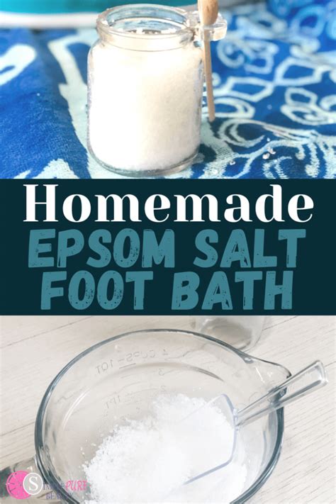 The Best Epsom Salt Foot Bath Recipe - Simple Pure Beauty