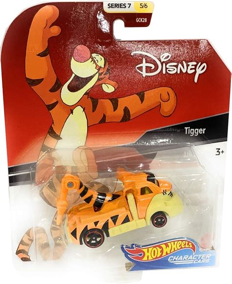 Hot Wheels GGX62 Disney Character Cars Tigger Amazon Co Uk Toys Games