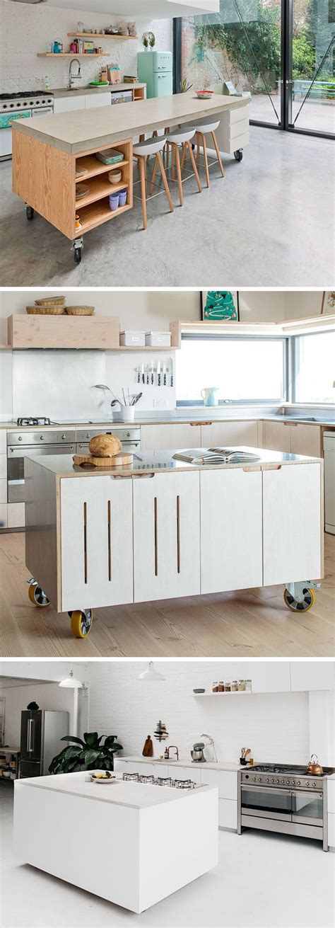 Sensational Modern Movable Kitchen Island L Shaped Without Tall Trolley