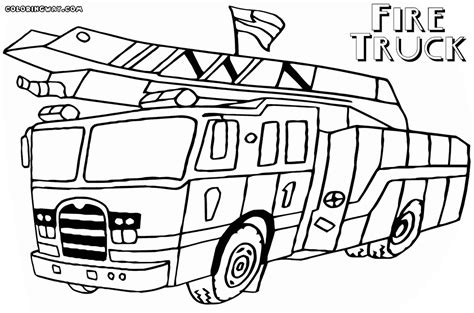 Fire Truck Coloring Pages Pdf at GetColorings.com | Free printable ...