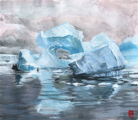 Iceberg Painting at PaintingValley.com | Explore collection of Iceberg ...