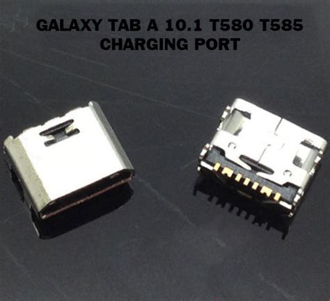 Original Samsung Galaxy Tab A 101 T585 T580 Usb Charging Port Connector Socket Ebay