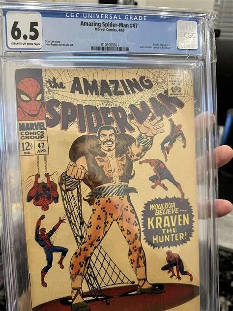 Amazing Spider Man 47 CGC 6 5 Kraven The Hunter EBay