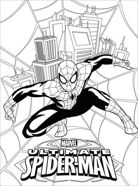 Ultimate Spider Man Coloring Pages Free Coloring Pages Printables