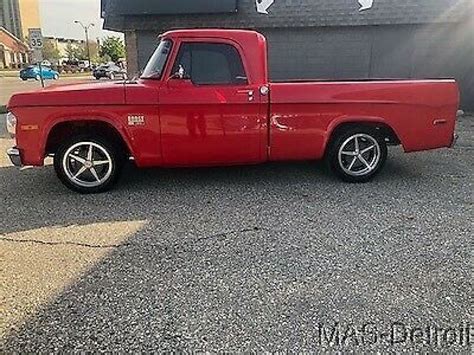 1970 Dodge D100 Sweptline Single Cab Short Bed Restored1 For Sale