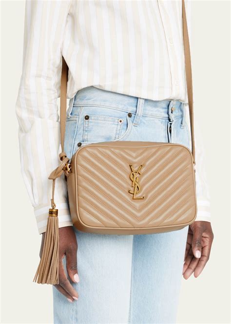 Saint Laurent Lou Medium Ysl Camera Bag With Pocket And Tassel In Quilted Leather Bergdorf Goodman