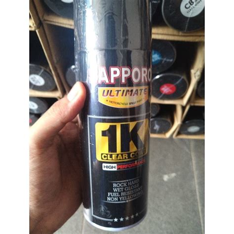 Jual Cat Semprot Sapporo Ultimate K81 PU 1K Clear Coat 400ml Shopee