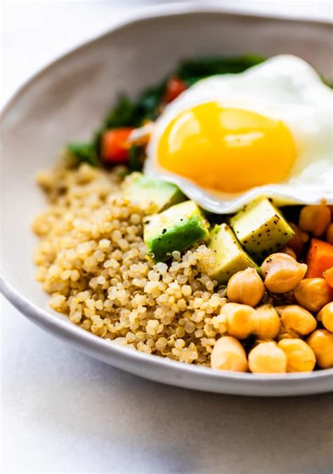 Savory Quinoa Breakfast Bowl Gluten Free