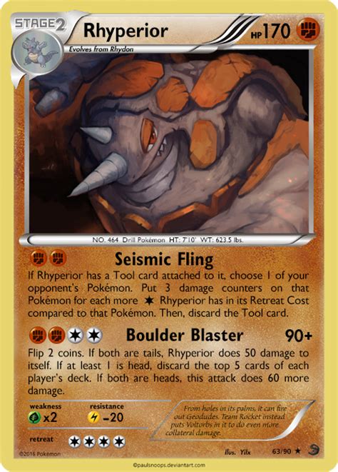 Rhyperior card - EC 63/90 by Metoro on DeviantArt