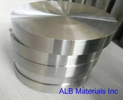 Hafnium Hf Disc Alb Materials Inc Disc Wooden Crate Metal