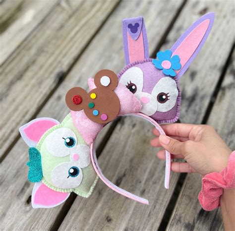 Disney Ears Mickey Ears Gelatoni Stella Lou Disney Japan Mouse Ears Headband Tsum Tsum Ufufy