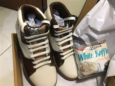 Original Aero Street X Luwak White Koffie Fesyen Pria Sepatu