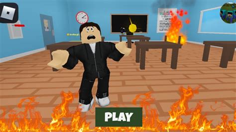 Escape School On Fire Obby NEW Con Jumpscares Gameplay Completo