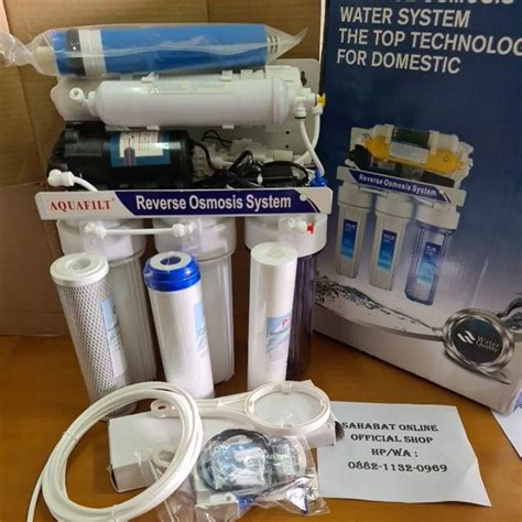 Jual Mesin Ro Step Gpd Undersink Gantung Reverse Osmosis Aquafilt