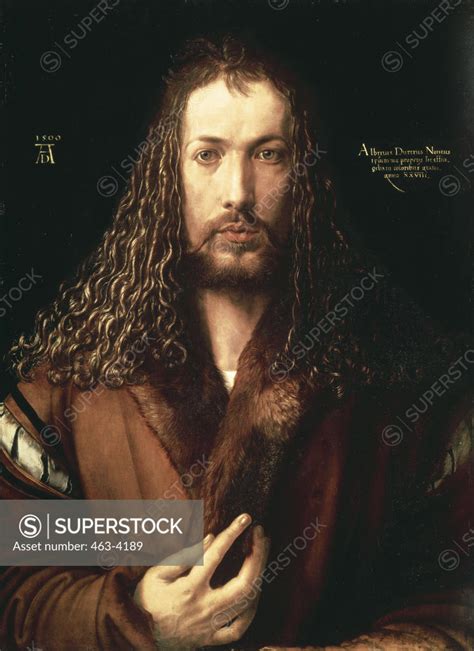 Self Portrait 1500 Albrecht Durer 1471 1528 German Oil On Wood Panel