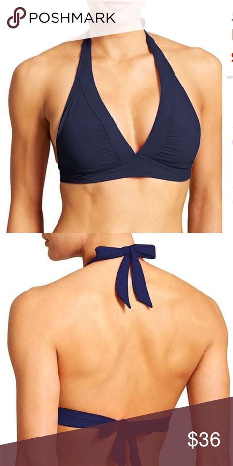 Shirrendipity Halter Bikini Top Wireless Support Supportive Band Under