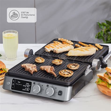 Karaca Compact Steel Sear And Grill Inox D K M Izgara Ve Tost