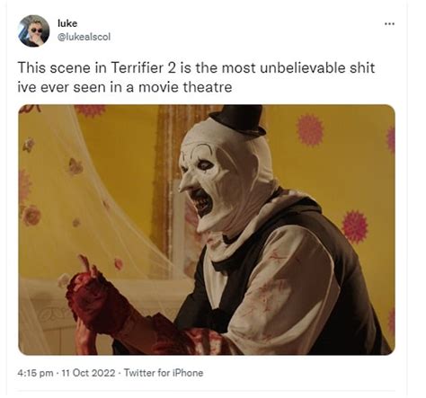 Terrifier Movie Death Scenes