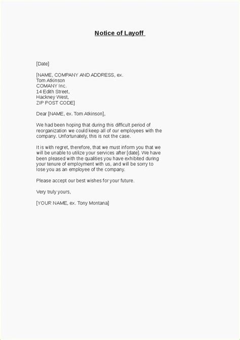 Employee Layoff Letter Template - prntbl.concejomunicipaldechinu.gov.co