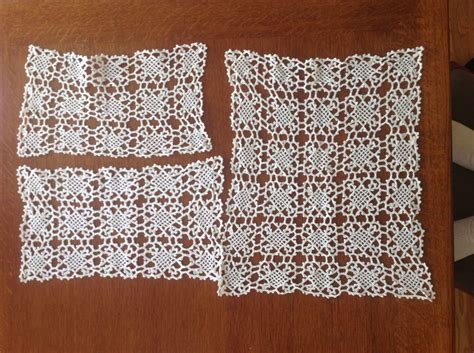 Set Of 4 Vintage Doilies Rectangular Etsy Doilies Vintage Vintage Crochet