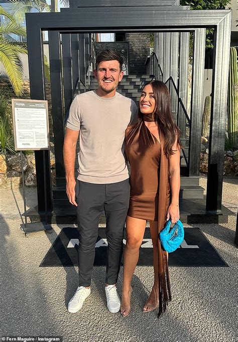 Manchester United Defender Harry Maguire And Wife Fern Put On A