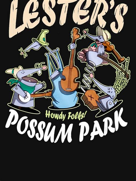 "Cartoon-A-Goofy-Movie-Lester's-Possum-Park-T-Shirt-Navy" T-shirt by ...