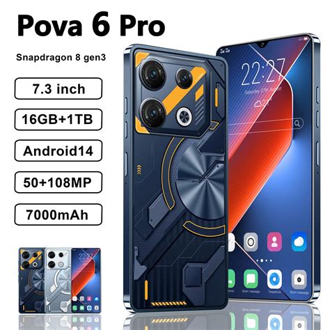 Original Pova Pro Smartphone G Inch Hd G Tb Cell Phone Dual