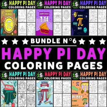 National Pi Day Coloring Page March Holiday Coloring Sheet Tpt