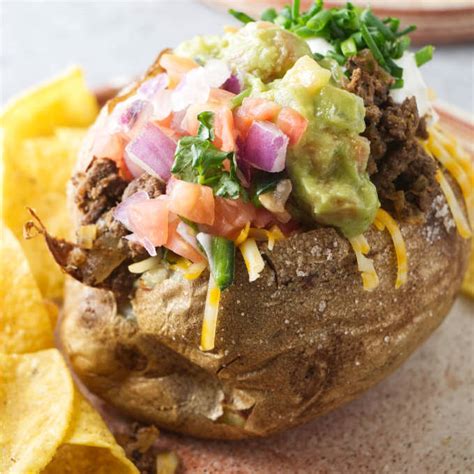 Air Fryer Taco Stuffed Potatoes A License To Grill