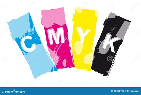 Cmyk Print Color Inks Stock Illustration Illustration Of Cmyk 18080922