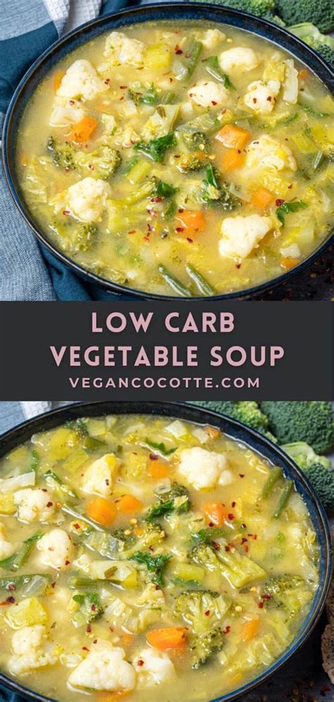 Low Carb Vegetable Soup Recipe